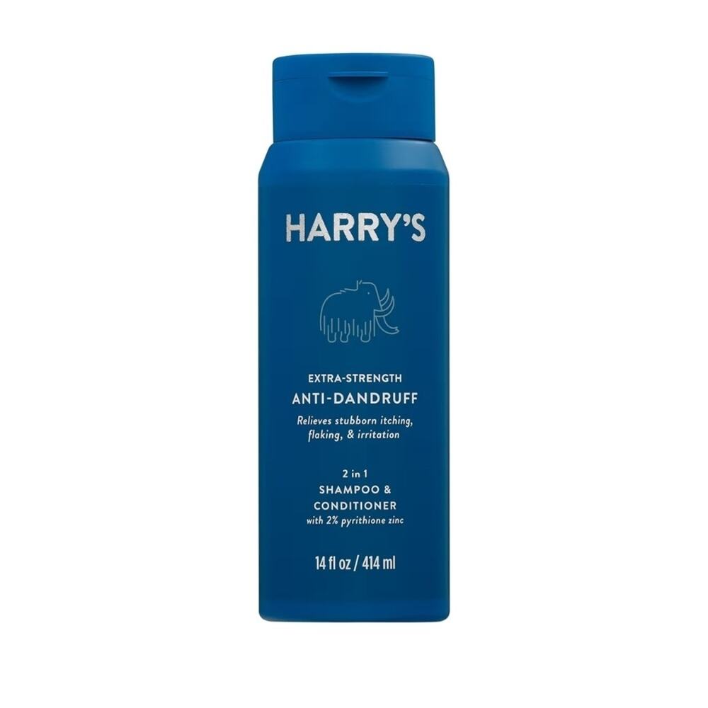 Harry's 2 In 1 Shampoo/Conditoner Mens Extra Strength Anti Dandruff, 14 Fl Oz
